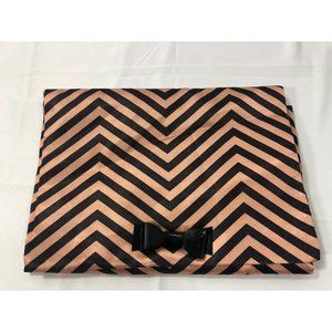 Authentic Mac Make Up Bag Case Storage Travel Case Bow Pink Vintage 13" x 9.3"